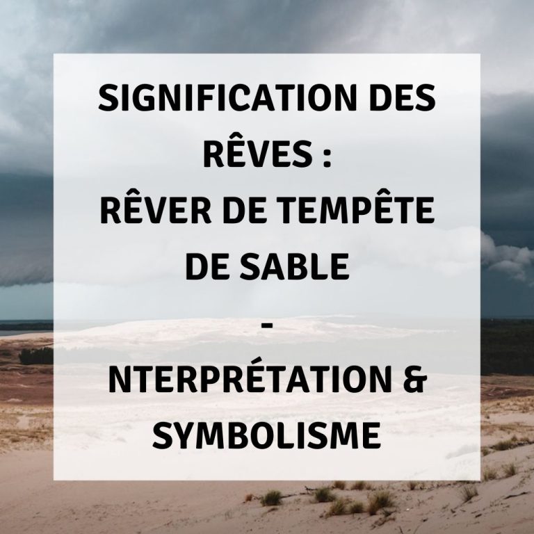 Analyse et Compréhension des Rêves de Tempête