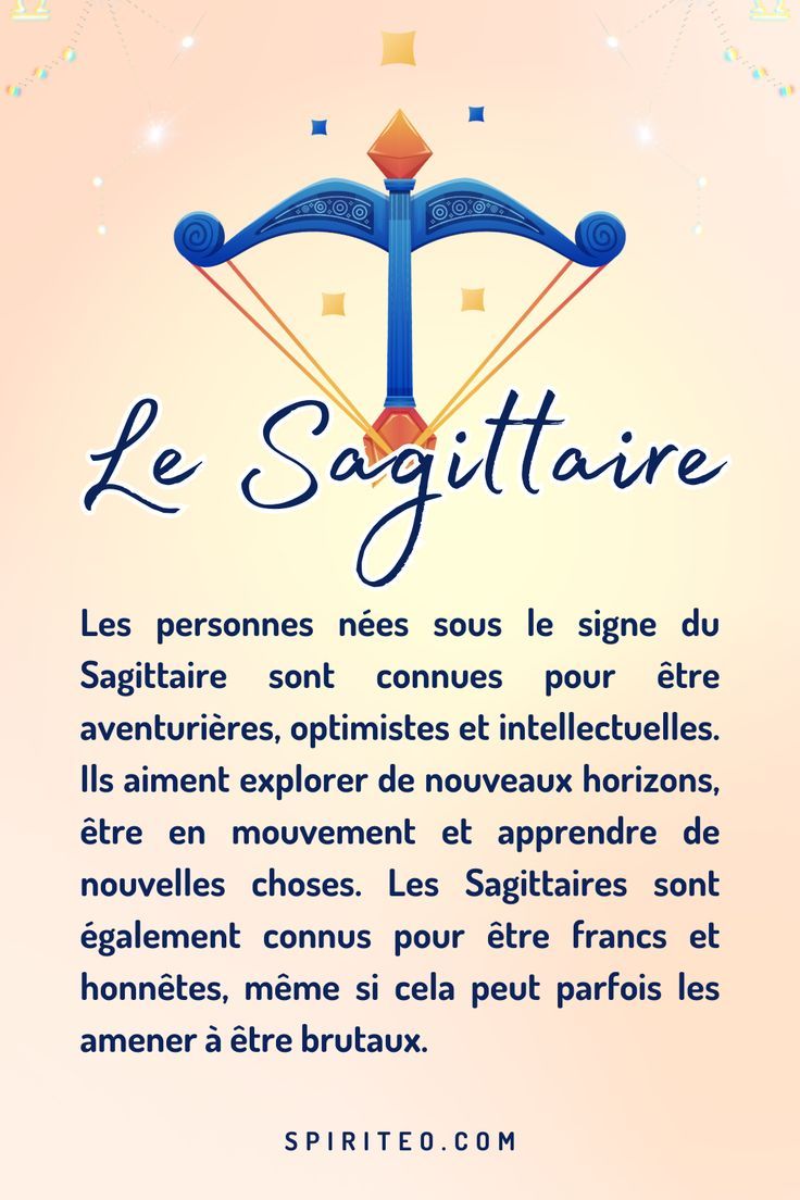 Que signifie le signe astrologique Sagittaire ?